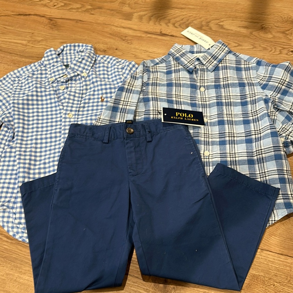 Polo Ralph Lauren pants and shirt